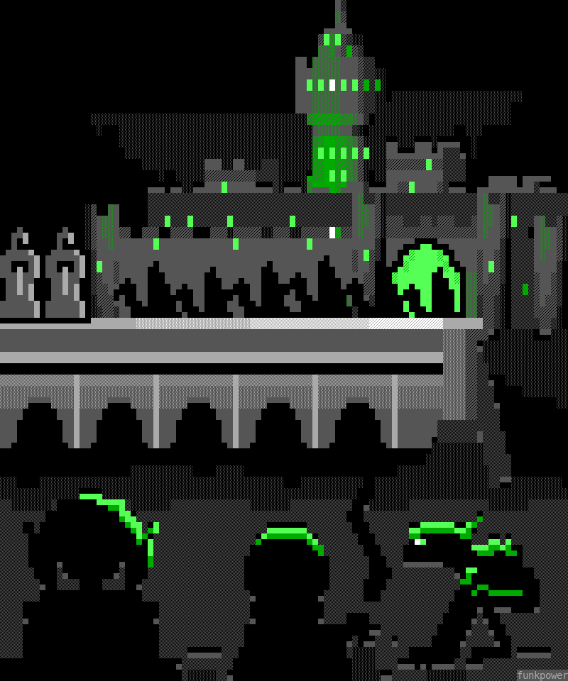 ANSI art: Minas Morgul